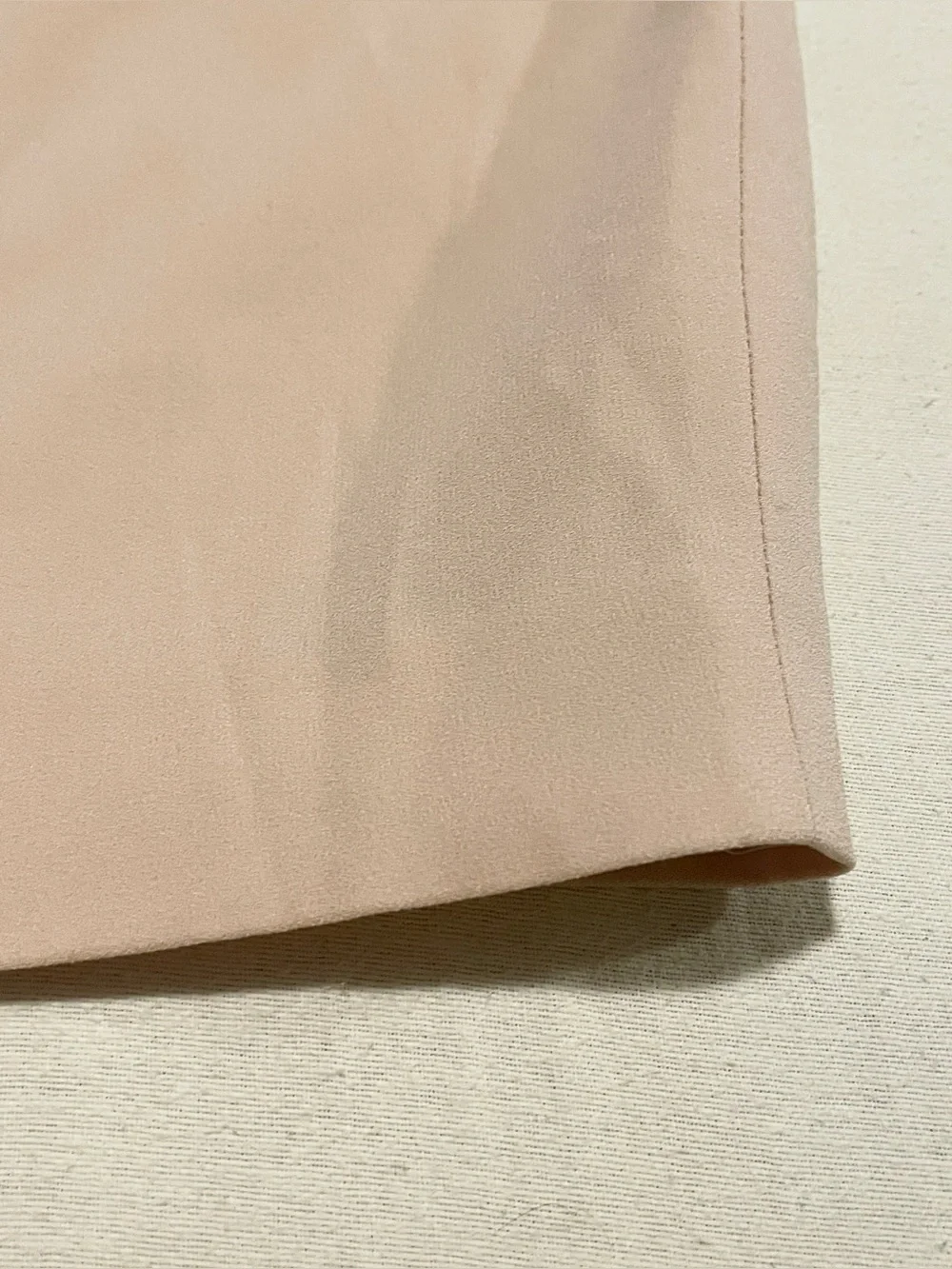 Bebe Nude Peplum Sheath Dress Cap Sleeve - Size 6 - Picture 10 of 16